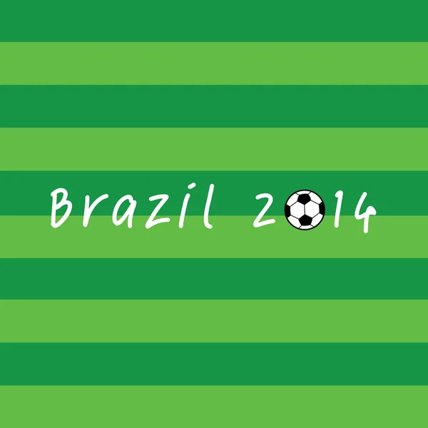 Brasil 2014 cartaz —  Vetores de Stock
