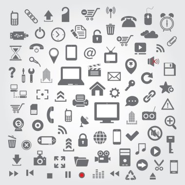 Web sitesi için teknoloji simgesi