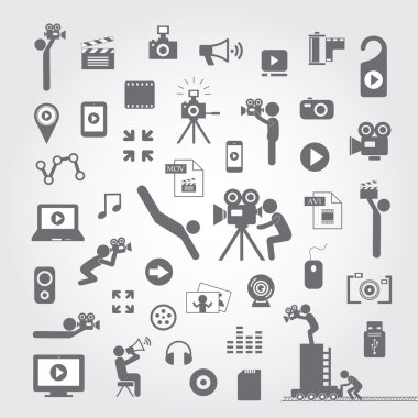 Medya Icon set
