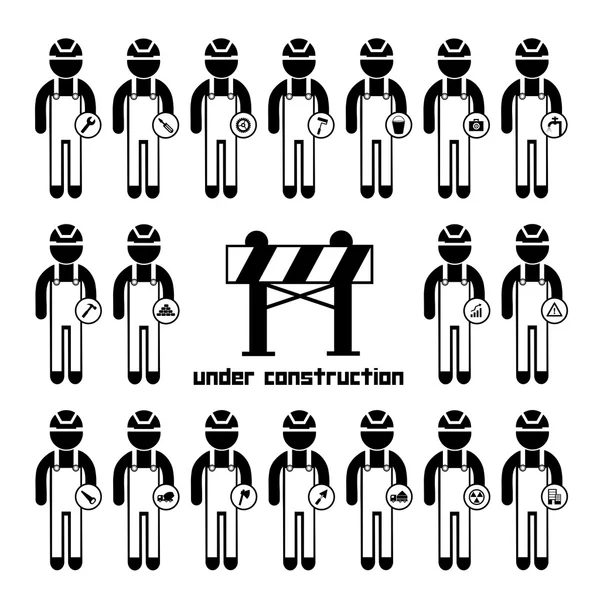 Construction icon set — Stock Illustration Construction icon set Stock Vector