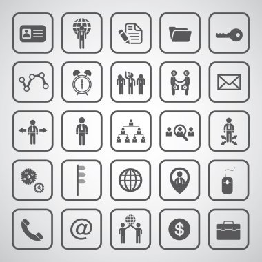 iş yönetimi simgesi