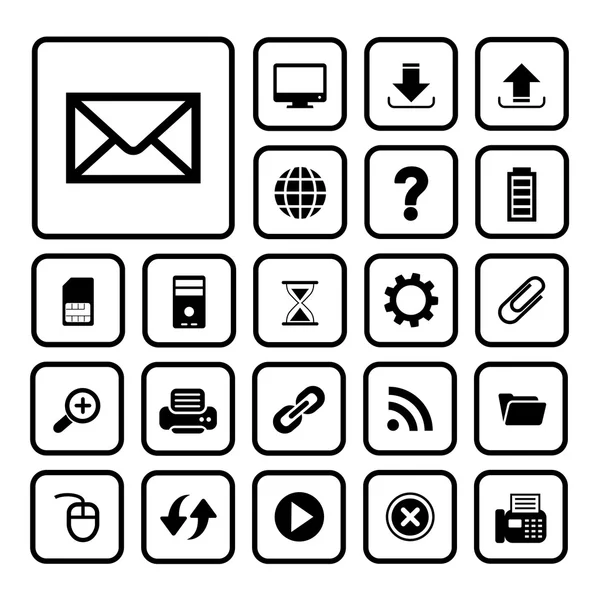 Icono web conjunto — Archivo Imágenes Vectoriales