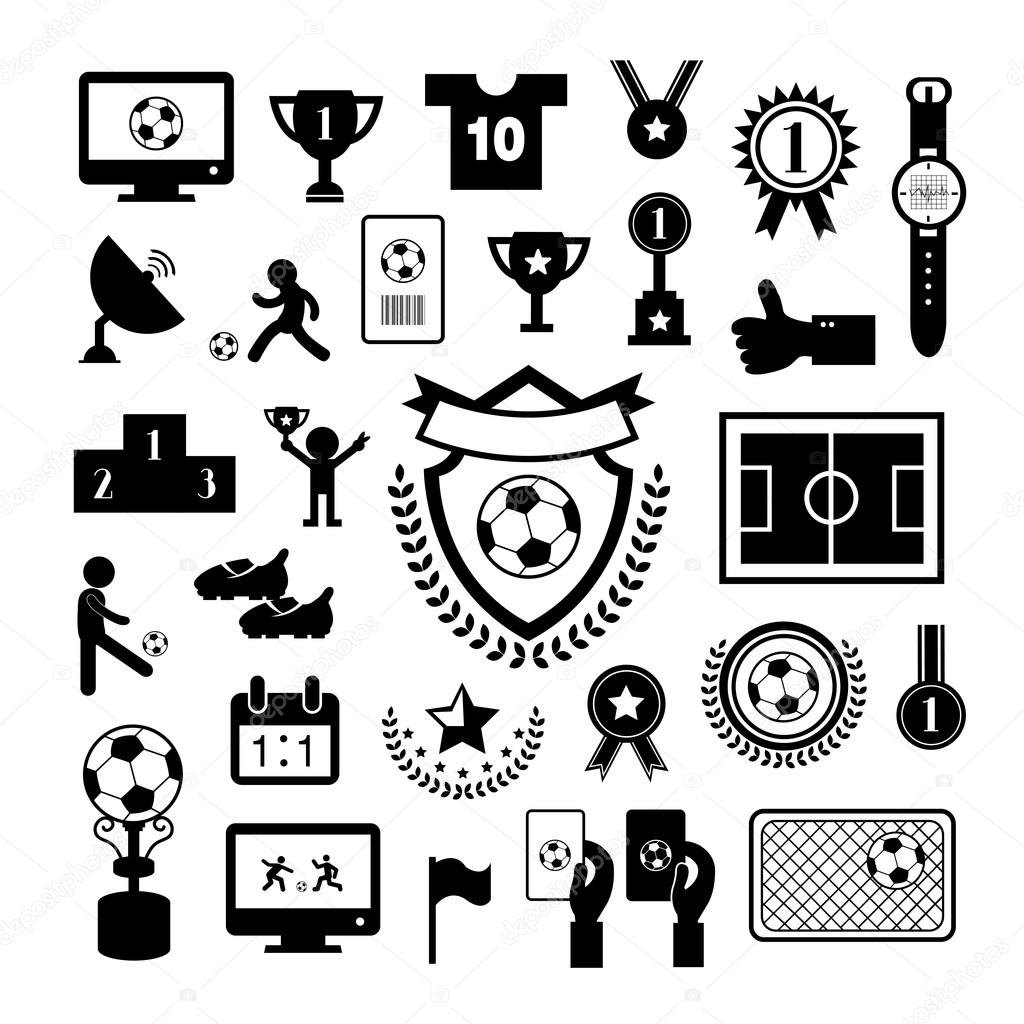 Football icon set Stock Vector Image by ©tackgalich 47948037