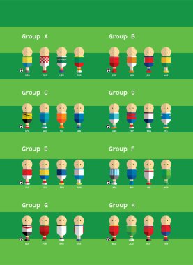 futbol oyuncuları çizgi film