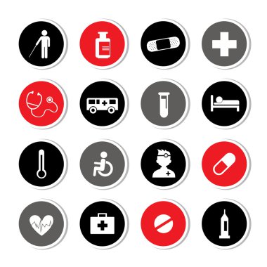 Hastane Icons set 