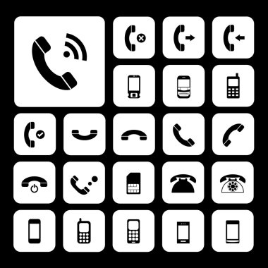 telefon Icons set