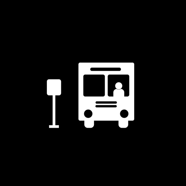 Λεωφορείο εικονίδιο — Διανυσματικό Αρχείο