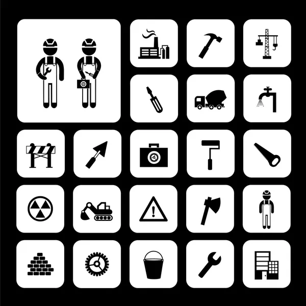 Construction team icon — Stock Illustration Construction team icon Vector Graphics