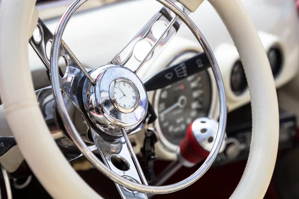 Retro interior vintage car — Stock Photo, Image