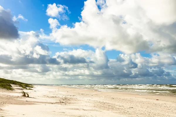 Sand beach on Baltic sea — Stock Photo, Image