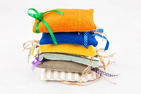 Dekoratif Tekstil poşet torbalar — Stok fotoğraf