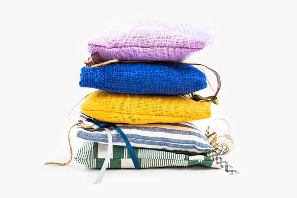 Bolsas de saqueta têxtil — Fotografia de Stock
