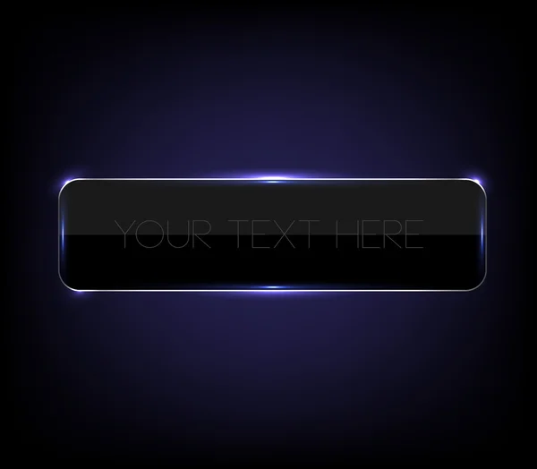 parlak mavi neon ışıkları ile banner