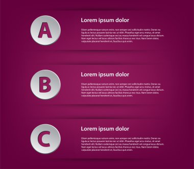 Modern ilerleme vektörel banner