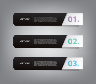 Modern ilerleme vektörel banner