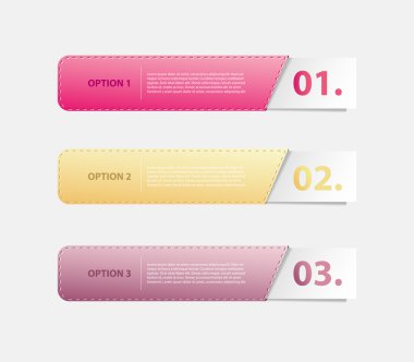 Modern ilerleme vektörel banner