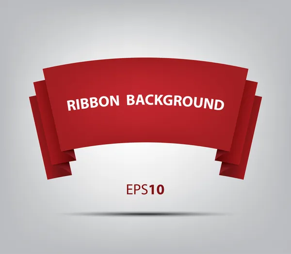 Vector ribbon background — Stock Vector
