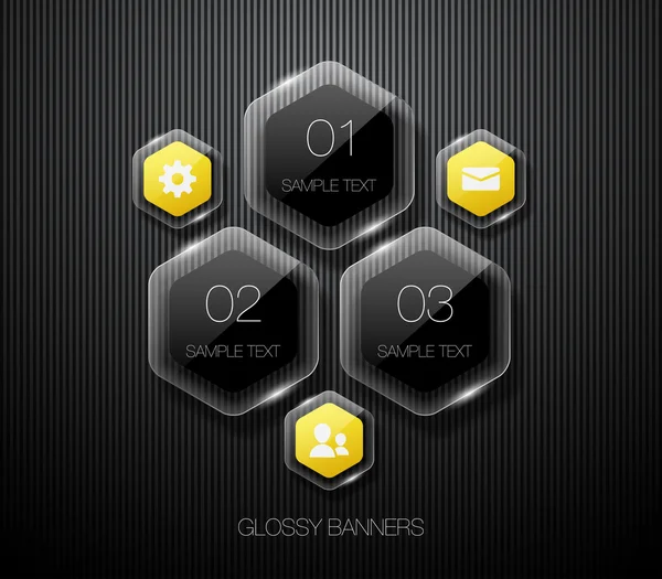 Vector parlak infographics