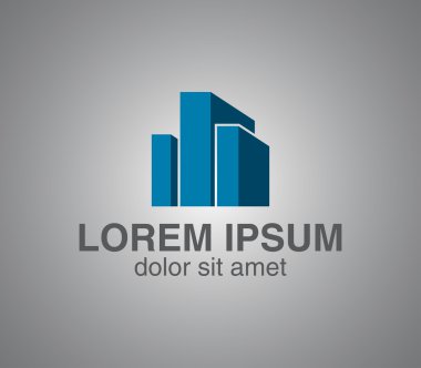 izole iş gerçek eyalet gökdelen simgesi