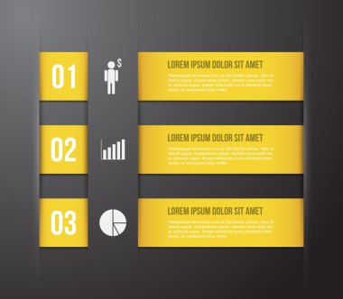 infographics için modern tasarım şablonu