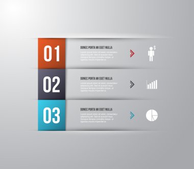 infographics için tasarım şablonu