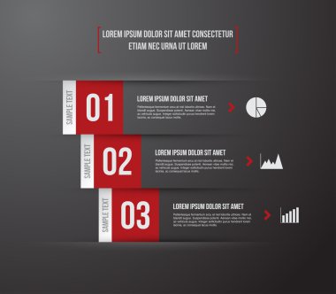 infographics için tasarım şablonu