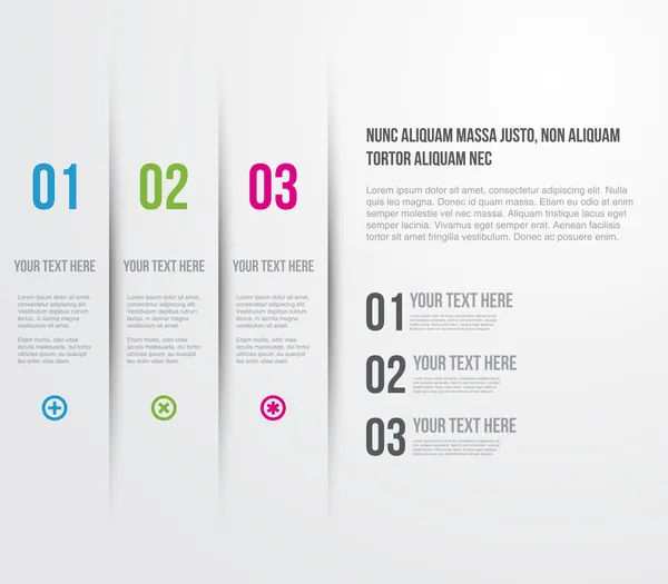 infographics için modern tasarım şablonu