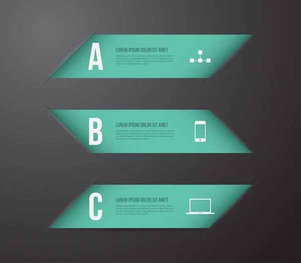 Plantilla para infografías — Vector de stock