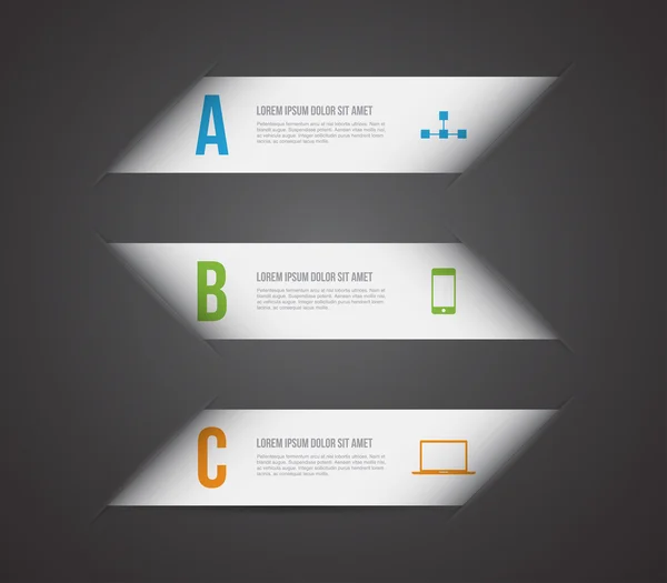 Plantilla para infografías — Vector de stock