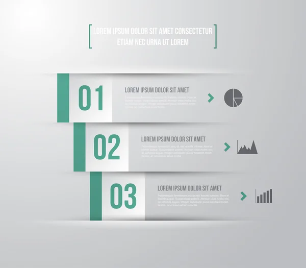 Szablon projektu Infografika — Wektor stockowy