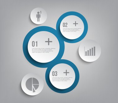 soyut kağıt daire paneli