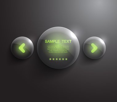 İş tasarımı için parlak neon ışıkları ile parlak afiş