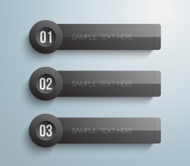 İş tasarımı için metalik yüzükler ve kare afiş