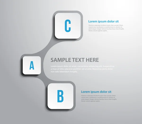 Plantilla de panel para diseño empresarial — Vector de stock