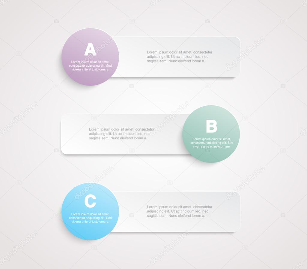 Panel template for business design