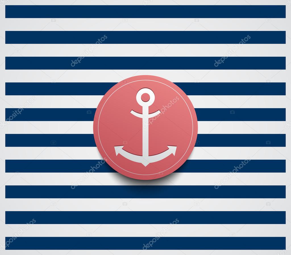 Sailor theme with anchor button