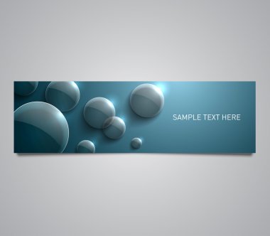 Kağıt afiş soyut parlak bir dizi arka plan daire