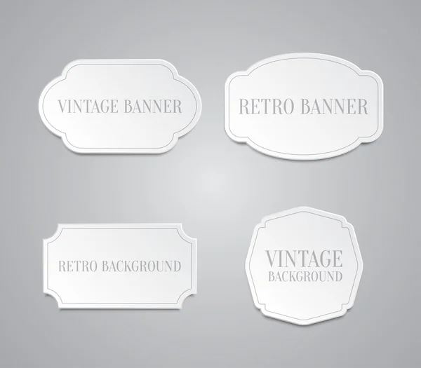 Diseño de estilo vintage para sitios web o banners para negocios — Vector de stock