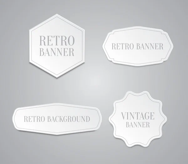 Vintage-Design für Webseiten oder Banner für Unternehmen — Stockvektor