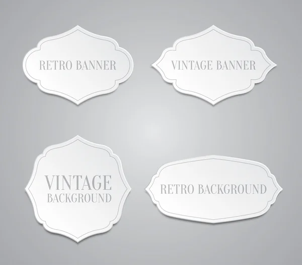 Diseño de estilo vintage para sitios web o banners para negocios — Vector de stock