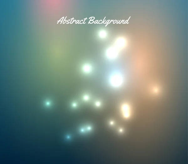 Eleganta abstrakt bakgrund med bokeh defocused ljus och stjärnor — Stock vektor