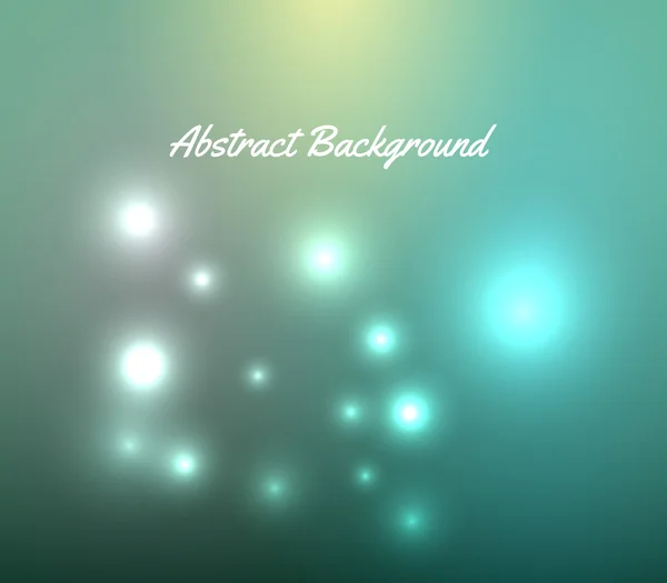 Elegant abstract background with bokeh defocused lights and stars — Stock Vector