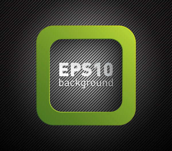 Пластиковый квадратный баннер на темно-технологическом фоне текстуры с черной полосой
