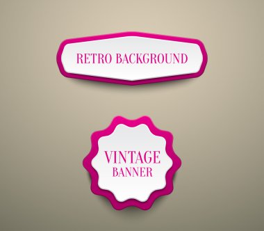 retro afiş kağıt etiket