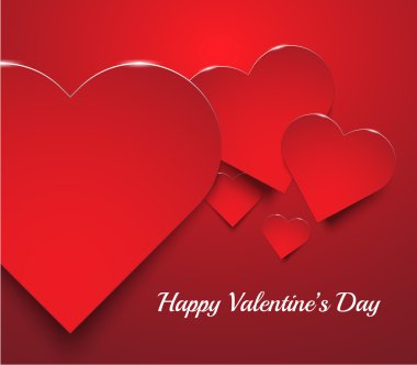 Sevgililer Günü için kalpler