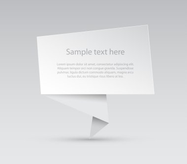 konuşma balonu afiş