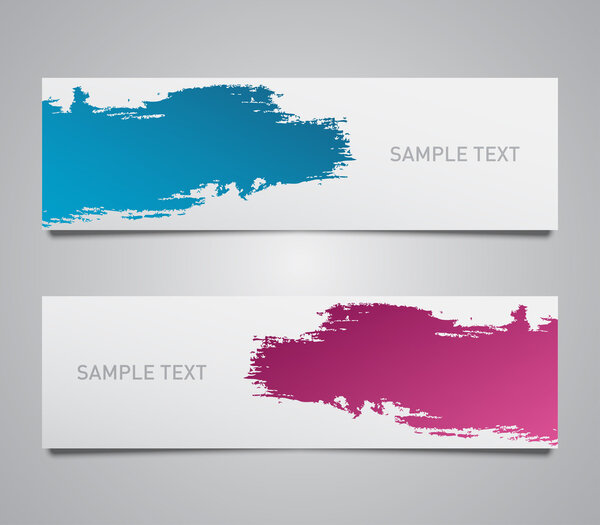 Colorful paper banners