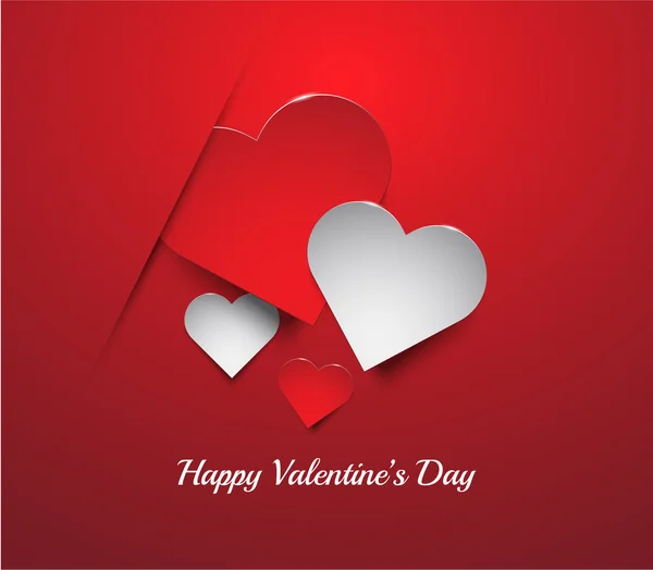 Harten voor Valentijnsdag — Stockvector