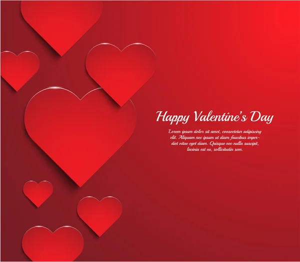 Srdce na Valentýna — Stockový vektor