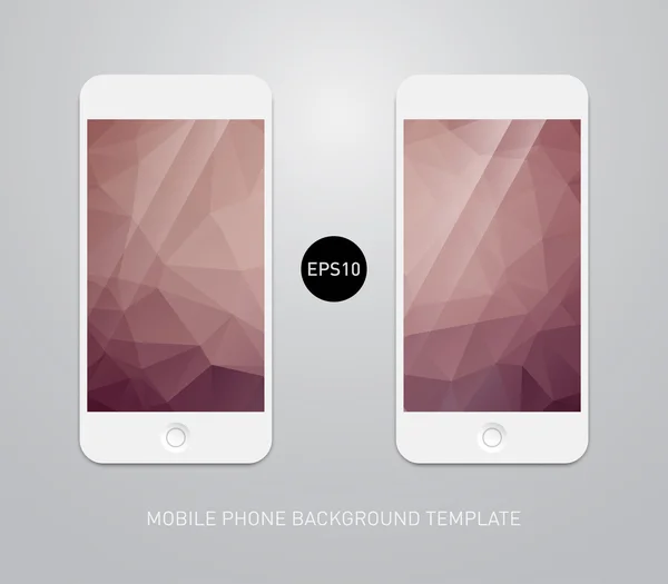 Abstract backgrounds for mobile phones — Stock Vector